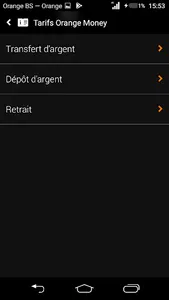 Orange Money Guinée Bissau screenshot 4