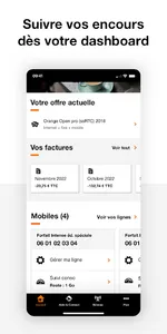 Orange Pro, espace client pro screenshot 2