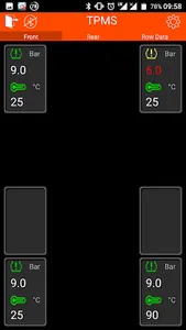 Orange Electronic TPMS HT-BLE screenshot 1