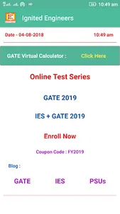 GATE Calculator - 100% Accurat screenshot 0