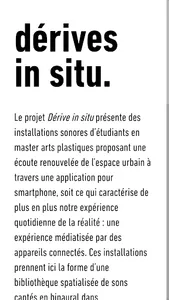 Dérives in situ screenshot 0