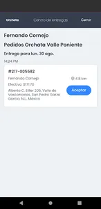 Orchata Repartidores screenshot 1