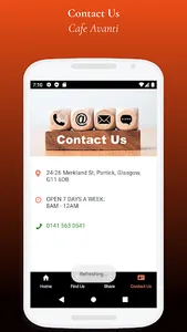 Cafe Avanti screenshot 2