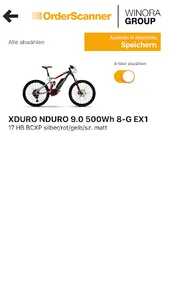 Winora Group OrderScanner screenshot 2