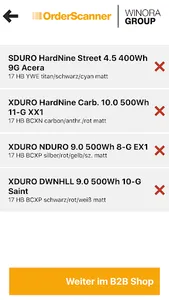 Winora Group OrderScanner screenshot 4