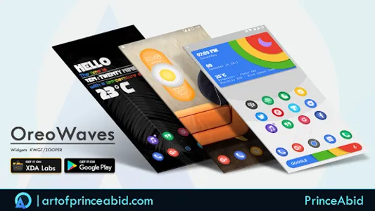 OreoWaves KWGT / ZOOPER screenshot 0