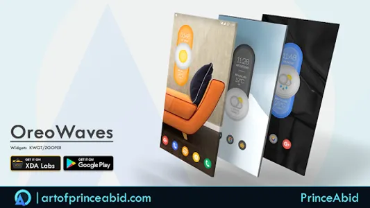 OreoWaves KWGT / ZOOPER screenshot 1