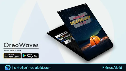 OreoWaves KWGT / ZOOPER screenshot 2