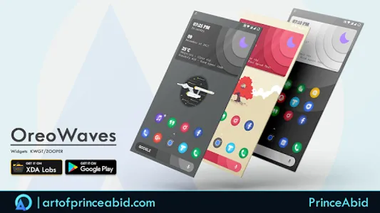 OreoWaves KWGT / ZOOPER screenshot 3
