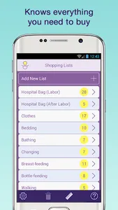 Newborn: Baby Shopping List screenshot 0