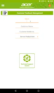 Acer Service Center Feedback screenshot 1