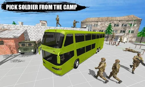 Army Bus Simulator Game screenshot 7
