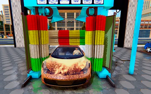 Modern Car Wash Game -Car Race screenshot 0