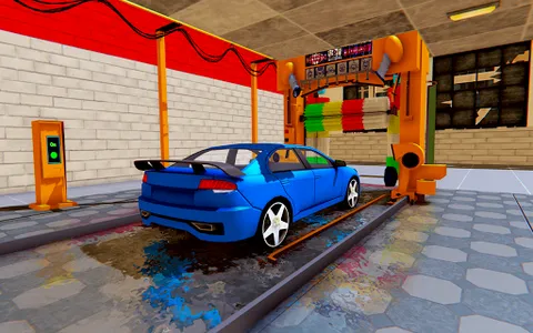 Modern Car Wash Game -Car Race screenshot 1