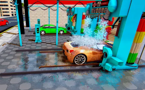 Modern Car Wash Game -Car Race screenshot 5