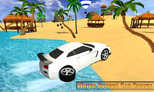 Water Surfer Car Racer Games screenshot 9