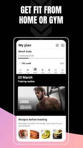 ORUX - Workouts and nutrition screenshot 1