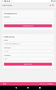 ORY Profile App screenshot 4