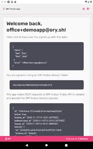 ORY Profile App screenshot 5
