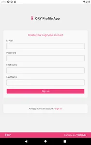 ORY Profile App screenshot 6