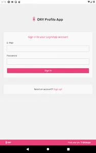 ORY Profile App screenshot 7