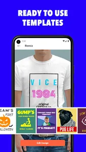 T-shirt design - OShirt screenshot 3