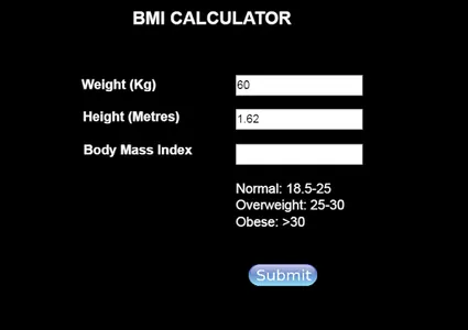 BMI Calculator screenshot 0