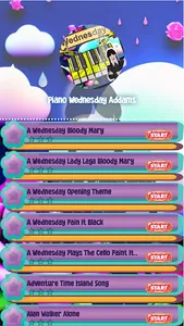 Wednesday - Piano Tab Addams screenshot 0