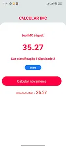 IMC Calculadora screenshot 5