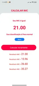 IMC Calculadora screenshot 6
