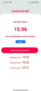 IMC Calculadora screenshot 7
