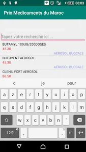 Prix Medicaments du Maroc screenshot 0
