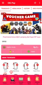 OKI Pay - Pulsa, Data & PPOB screenshot 2