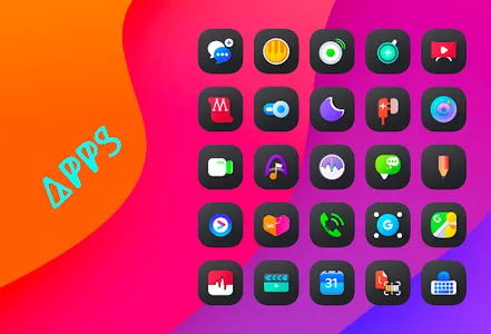 Mignon Dark Icon Pack screenshot 3