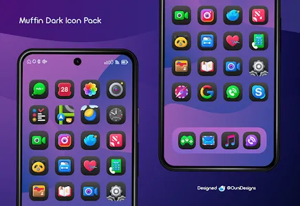 Muffin Dark Icon Pack screenshot 9