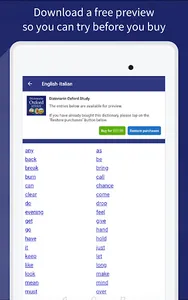 Dizionario Oxford Study screenshot 15
