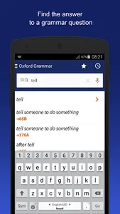 Oxford Learner’s Quick Grammar screenshot 1