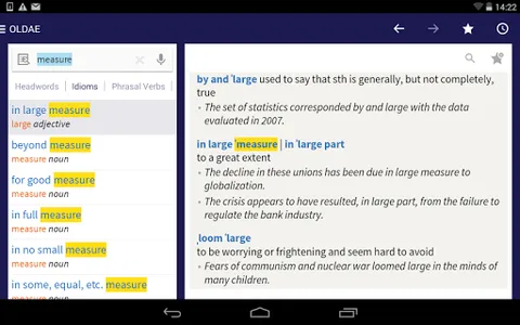 Oxford Learner's Academic Dict screenshot 11