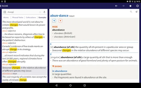 Oxford Learner's Academic Dict screenshot 21