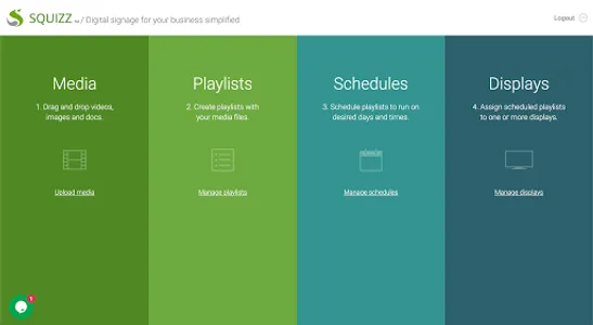 SQUIZZ Digital Signage screenshot 1