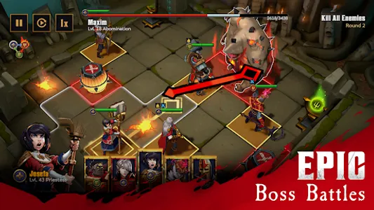 Grimguard Tactics: Fantasy RPG screenshot 1