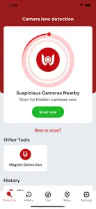 OUTFIND - FIND HIDDEN CAMERAS screenshot 0