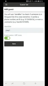 Gatsby – guest lists, access,  screenshot 1