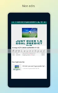 Just over 1.5 goal Predict Tip screenshot 13