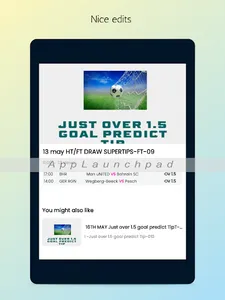 Just over 1.5 goal Predict Tip screenshot 17