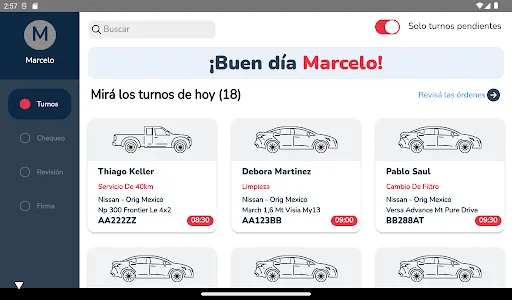 Recepción de Vehículos screenshot 1