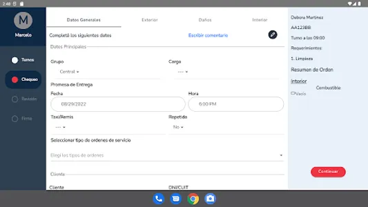 Recepción de Vehículos screenshot 10