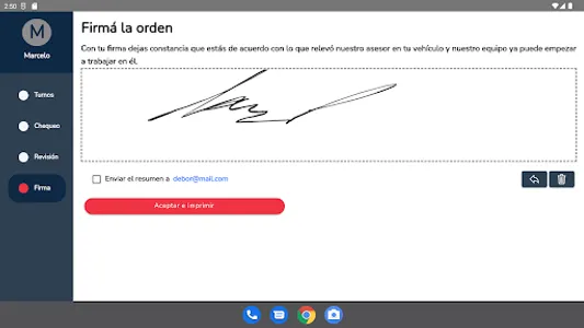 Recepción de Vehículos screenshot 14