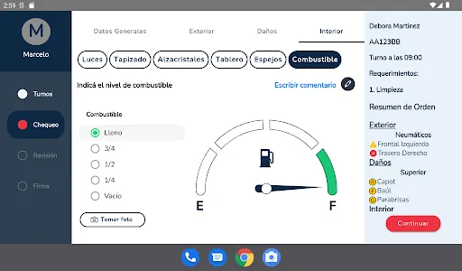 Recepción de Vehículos screenshot 5