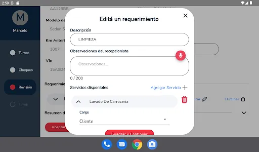 Recepción de Vehículos screenshot 6